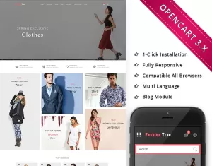 Fashion True Store Responsive OpenCart Template