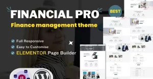 Financialpro Finance Management Responsive WordPress Theme