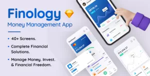 Finology - Money Management App Sketch Template