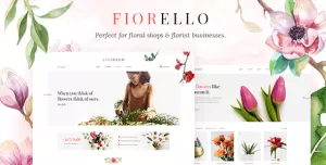 Fiorello - Florist and Flower Shop Theme