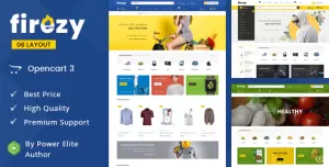 Firezy - Multipurpose OpenCart 3 Theme