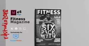 Fitness Magazine Templates