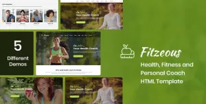 Fitzeous - Health, Fitness, Personal Coach HTML Template