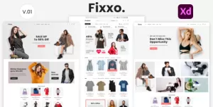 Fixxo - eCommerce XD Template