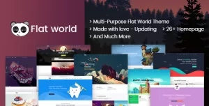 Flat World - Multi-Purpose Category Site Template