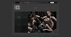 Focus - Photographer Portfolio Free Stylish Joomla Template