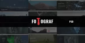 Fotograph - Portfolio and Photography PSD Template