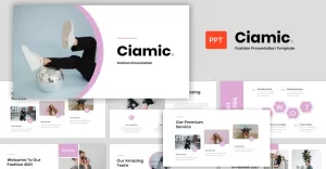 Free Ciamic - Fashion Business Presentation PowerPoint Template