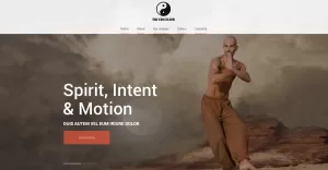 Free Karate Arts Responsive Website Theme - TemplateMonster