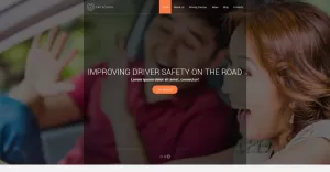 Free Traffic School Responsive Website Template
