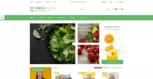 Fresh Food - Healthy & Organic Food Store OpenCart Template