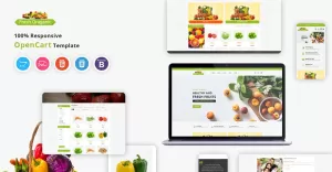 Fresh Organic - OpenCart Template
