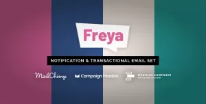 Freya - Notification & Transactional Email Templates