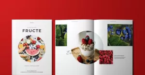 Fruit Photography Magazine Template