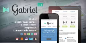 Gabriel - Responsive E-mail Template