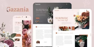 Gazania - Flower Shop eCommerce Template