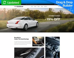 GearShip - Car Parts Store MotoCMS Ecommerce Template
