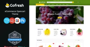 Gofresh - Grocery Store OpenCart Template - TemplateMonster