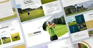 Golf Club Presentation - Keynote template - TemplateMonster