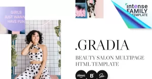 Gradia - Beauty Salon HTML5 Website Template