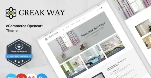 Greak Way - Curtains Store OpenCart Template