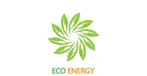 Green eco leaf template vector logo v23 - TemplateMonster