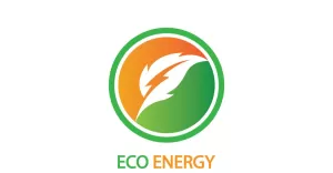 Green eco leaf template vector logo v35 - TemplateMonster