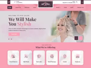 Hair Spa Salon  WordPress Theme Directory