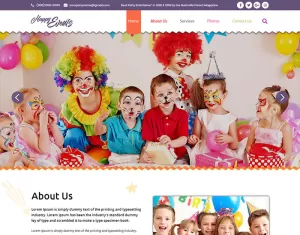 Happy Events - Birthday Planner PSD Template