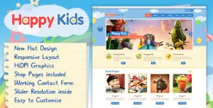 Happy Kids - Multipurpose HTML Template