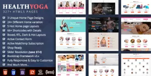 Health Yoga - Spa Fitness HTML Template
