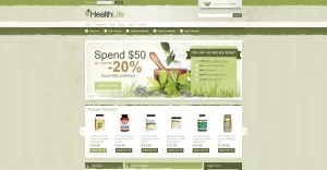 Healthy Life VirtueMart Template