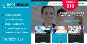 Hope Medical - Health Care HTML Template