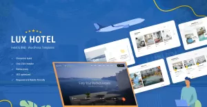 Hotel & BnB WordPress Thema - LuxHotel - TemplateMonster