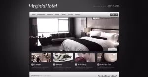 Hotels Website Template for Free