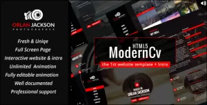 HTML5 Modern Cv
