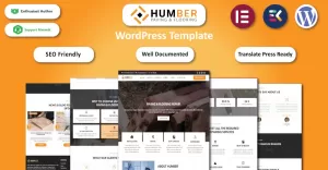 Humber - Beläggning, konstruktion & golv WordPress-mall
