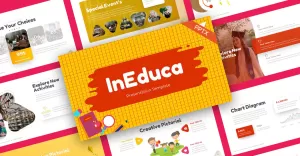 InEduca Education Creative PowerPoint Template
