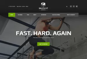 Ironfit - Fitness, Gym and Crossfit WP Theme