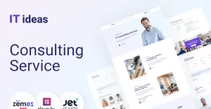 IT Ideas - Advanced And Proactive It Consulting Elementor WordPress Theme