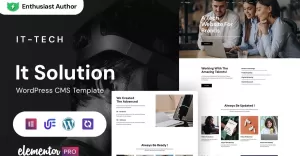 IT-Tech - IT Solutions And Multipurpose WordPress Elementor Theme