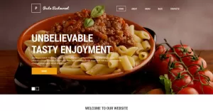 Italian Pasta Restaurant Drupal Template - TemplateMonster