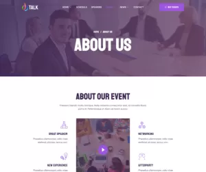 iTalk – Event & Conference Elementor Template Kit