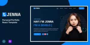 Jenna – Personal Portfolio ReactJs Template