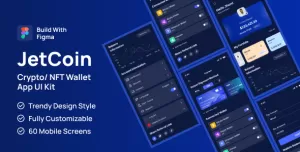 Jetcoin - NFT Marketplace Figma Template for NFT Wallet App