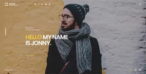Jonny - One Page Joomla! Theme
