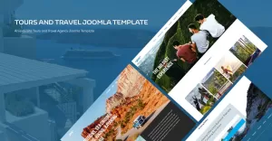 Joomla-sjabloon voor reizigersreizen en rondleidingen