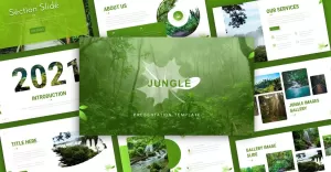 Jungle Environment Presentation PowerPoint Template