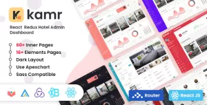 Kamr : React Redux Hotel Admin Dashboard Template