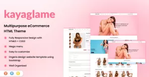 Kayaglame - Multipurpose eCommerce HTML Template